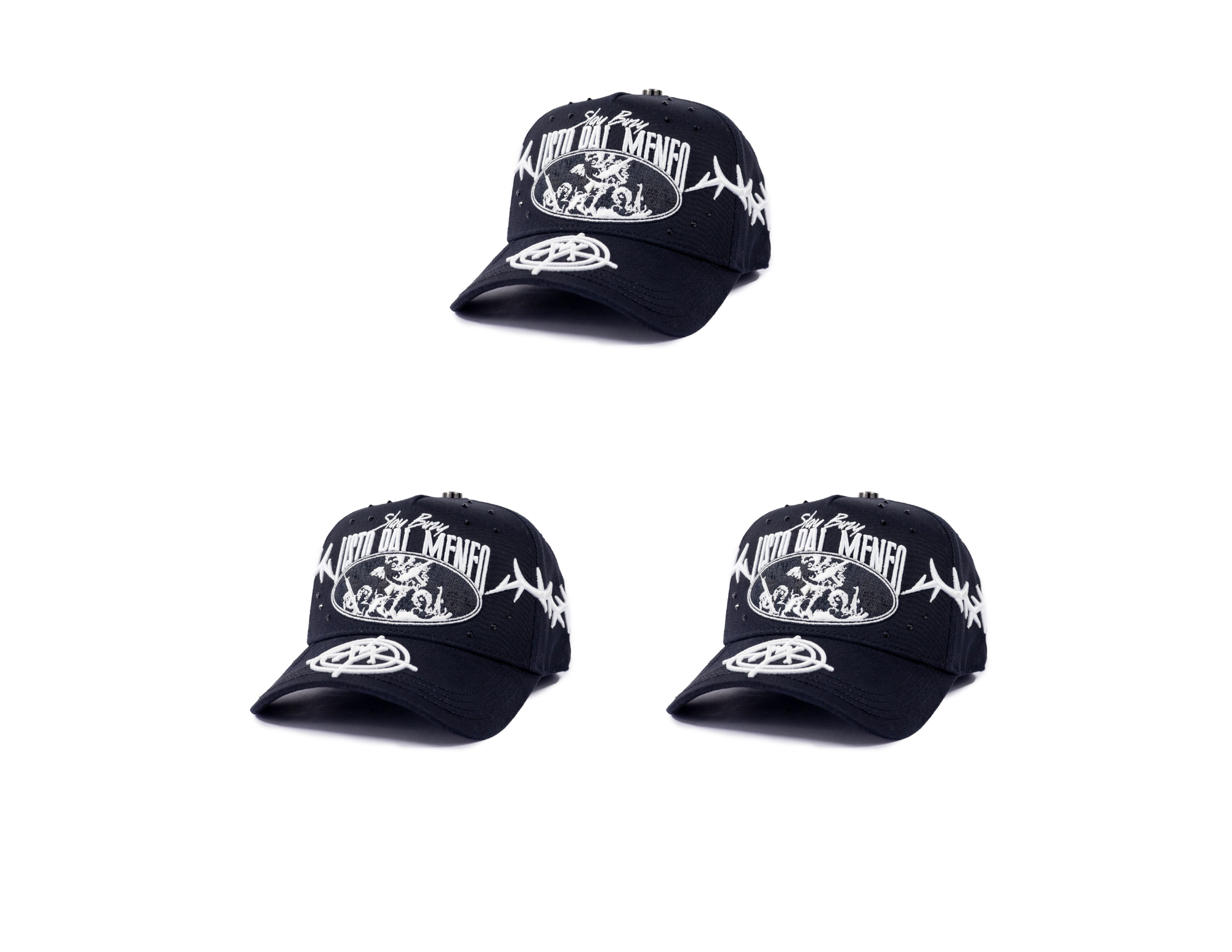 PROMO 850 c/u 3 Gorras Baez x victor mendivil listo pal meneo Original Negra Adriano Zendejas