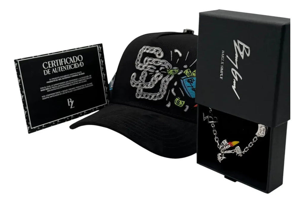 Baez X Myke Towers Easy Money Baby Original Black Adriano Zendejas Cap