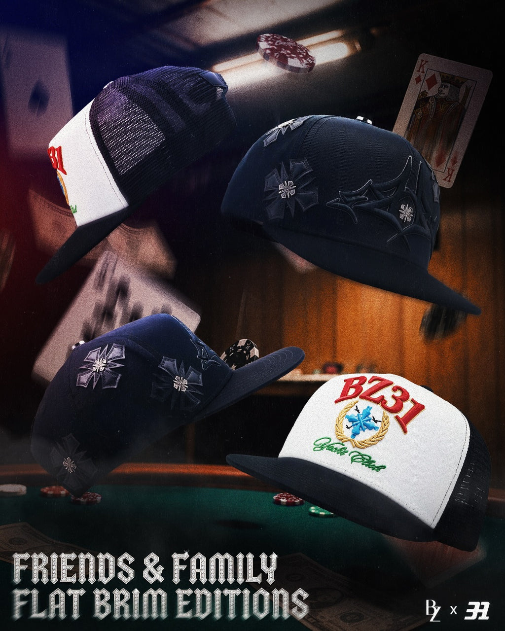 (Preventa) Baez X 31 Hats Friends and Family Yatch club Plana blanca