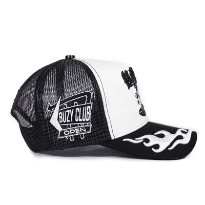 Gorra Baez F*** THE POLICE Ratero Blanca