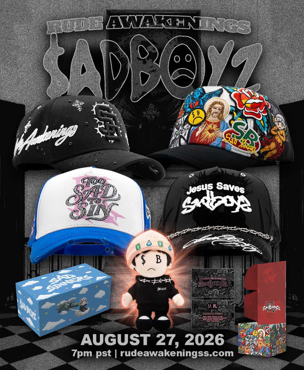 (Preventa) Rude X Sad Boyz juniorH Peluche