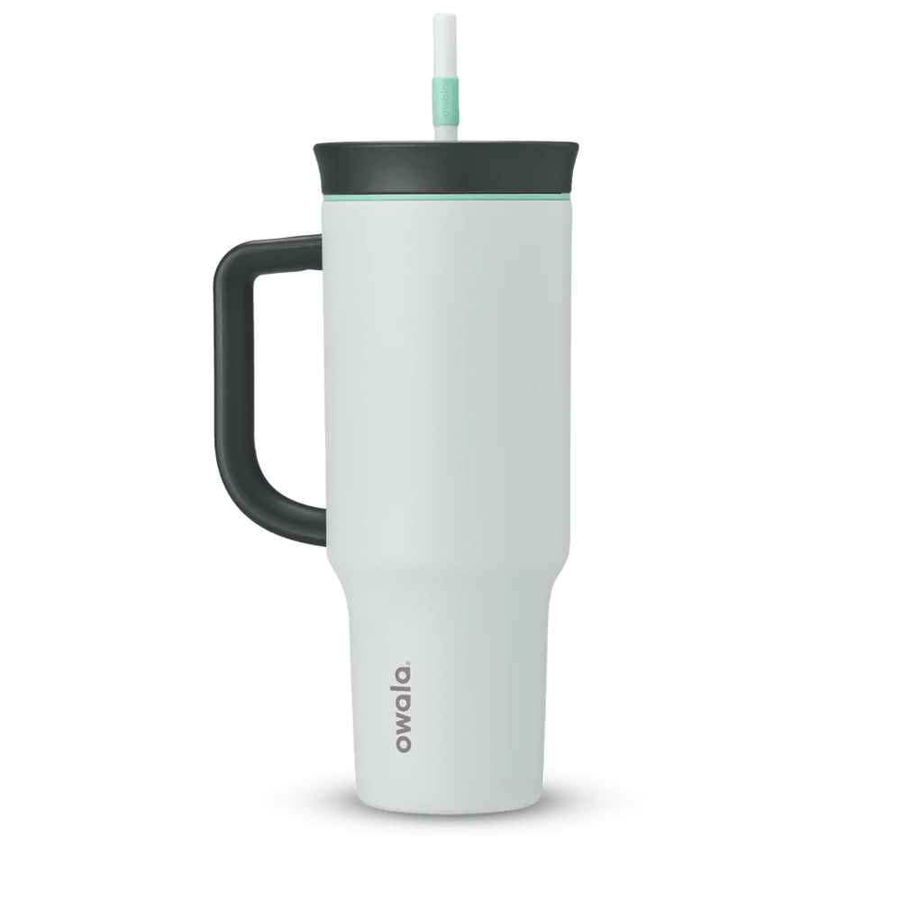 Owala 40 oz Tumbler Insulated Stainless Steel Water Bottle, 40 oz (approx. 1.2 liters)