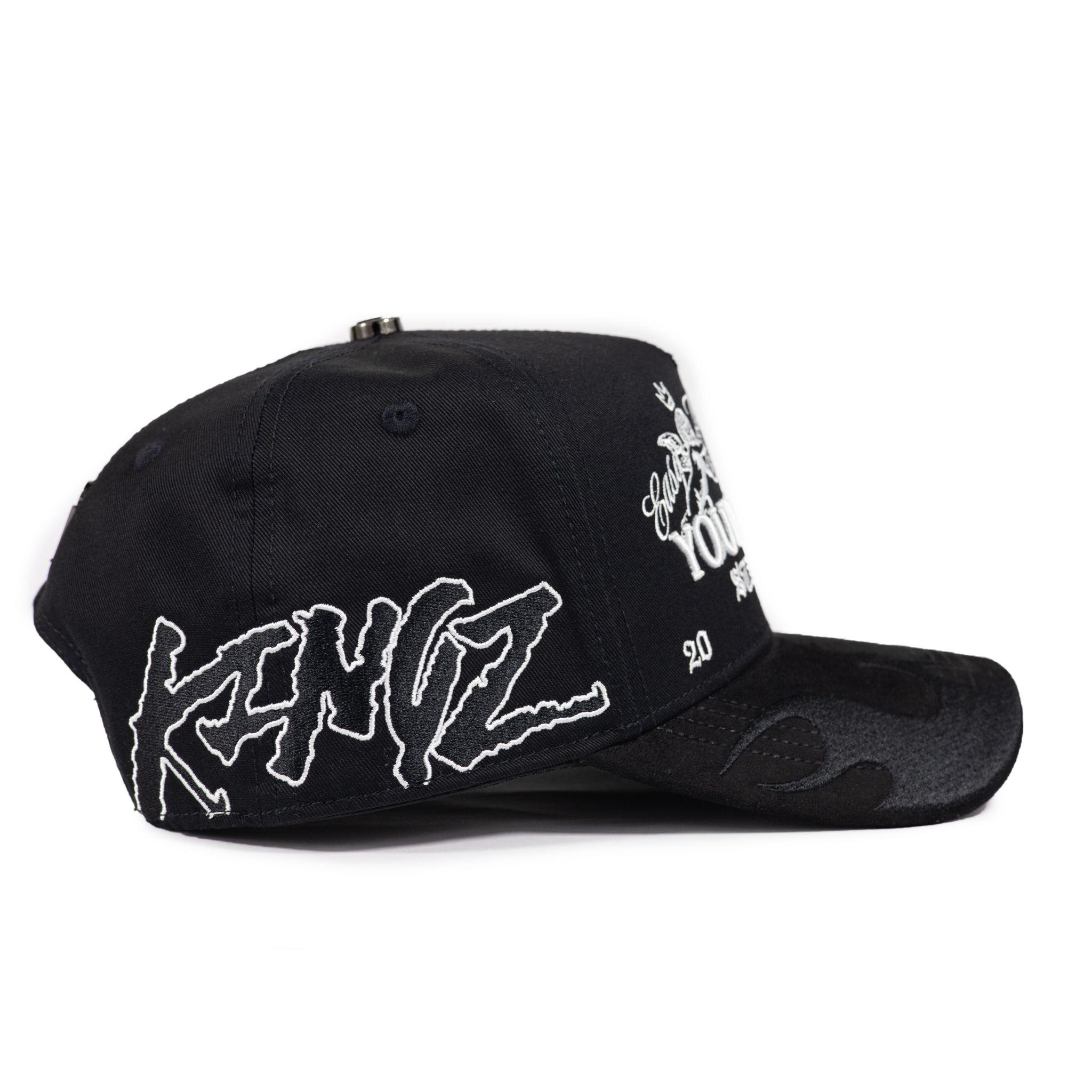 Gorra Baez X Myke Towers Easy Money Baby Original Negra Adriano Zendejas