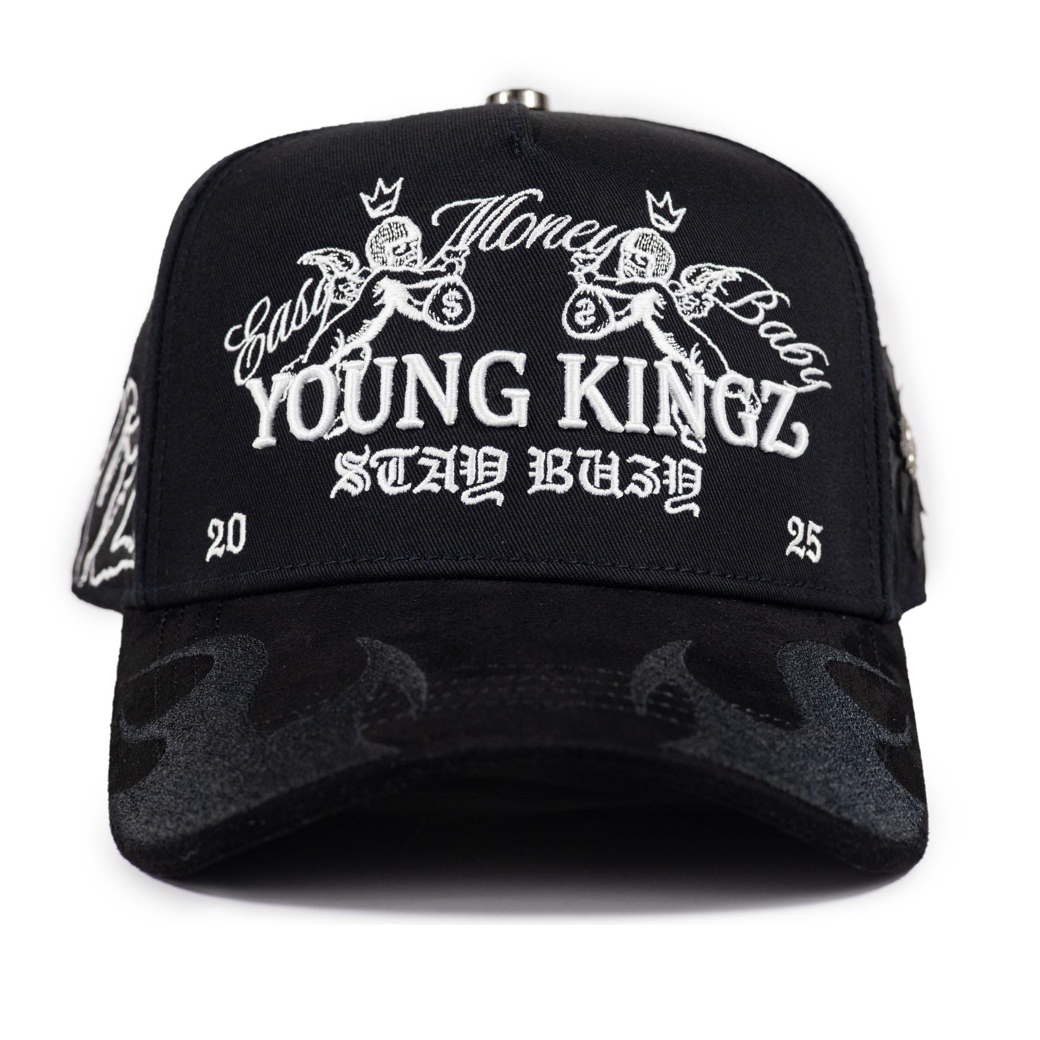 Gorra Baez X Myke Towers Easy Money Baby Original Negra Adriano Zendejas