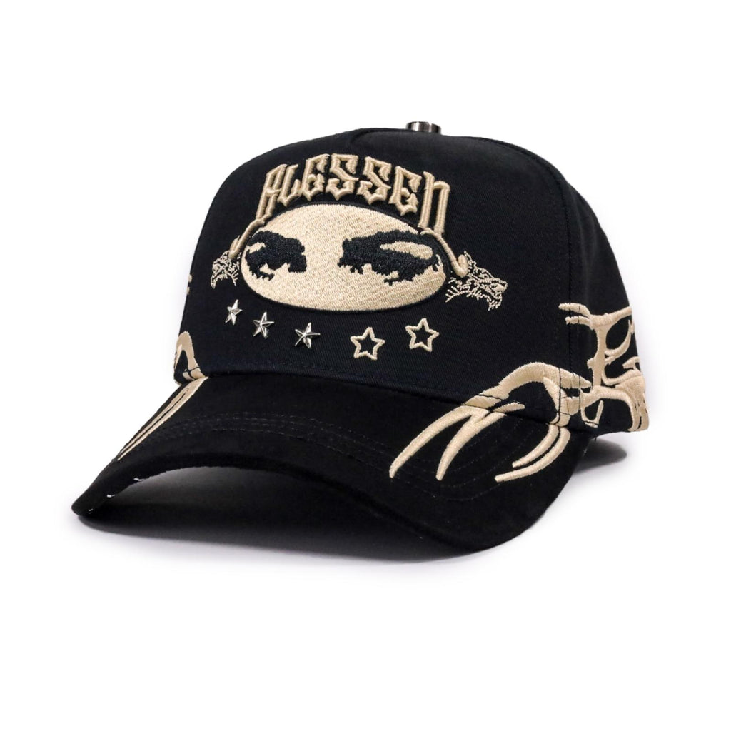 Gorra Baez X Shifu All Eyes On Me Negra Ojos Original Adriano Zendejas