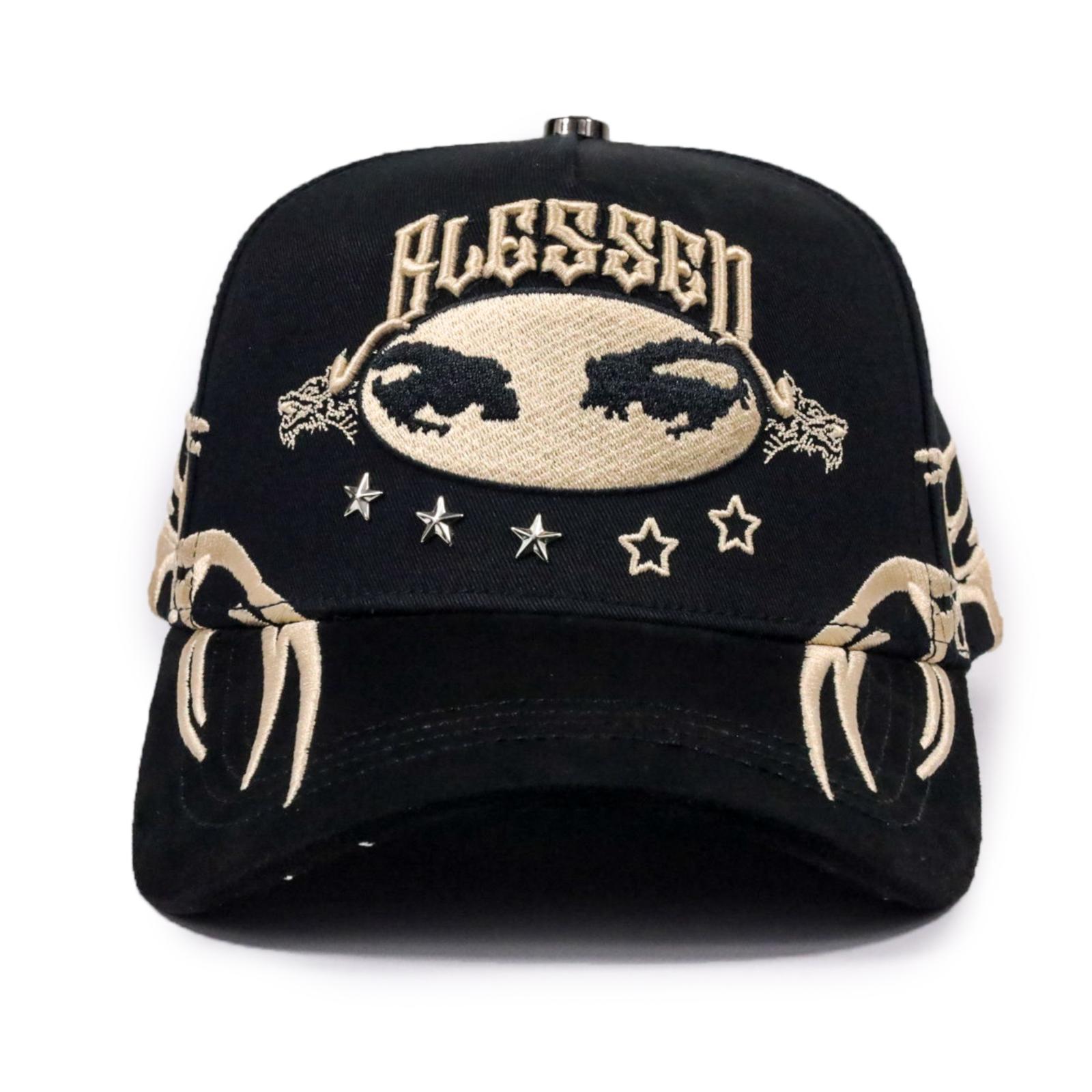 Gorra Baez X Shifu All Eyes On Me Negra Ojos Original Adriano Zendejas