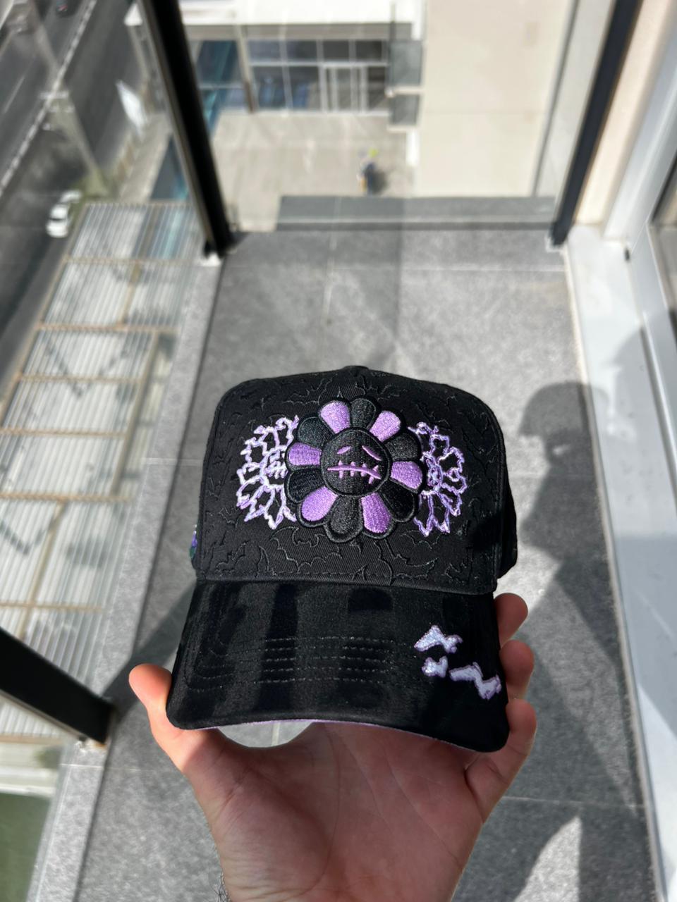 gorra innedit muratravis electric original fullset morada