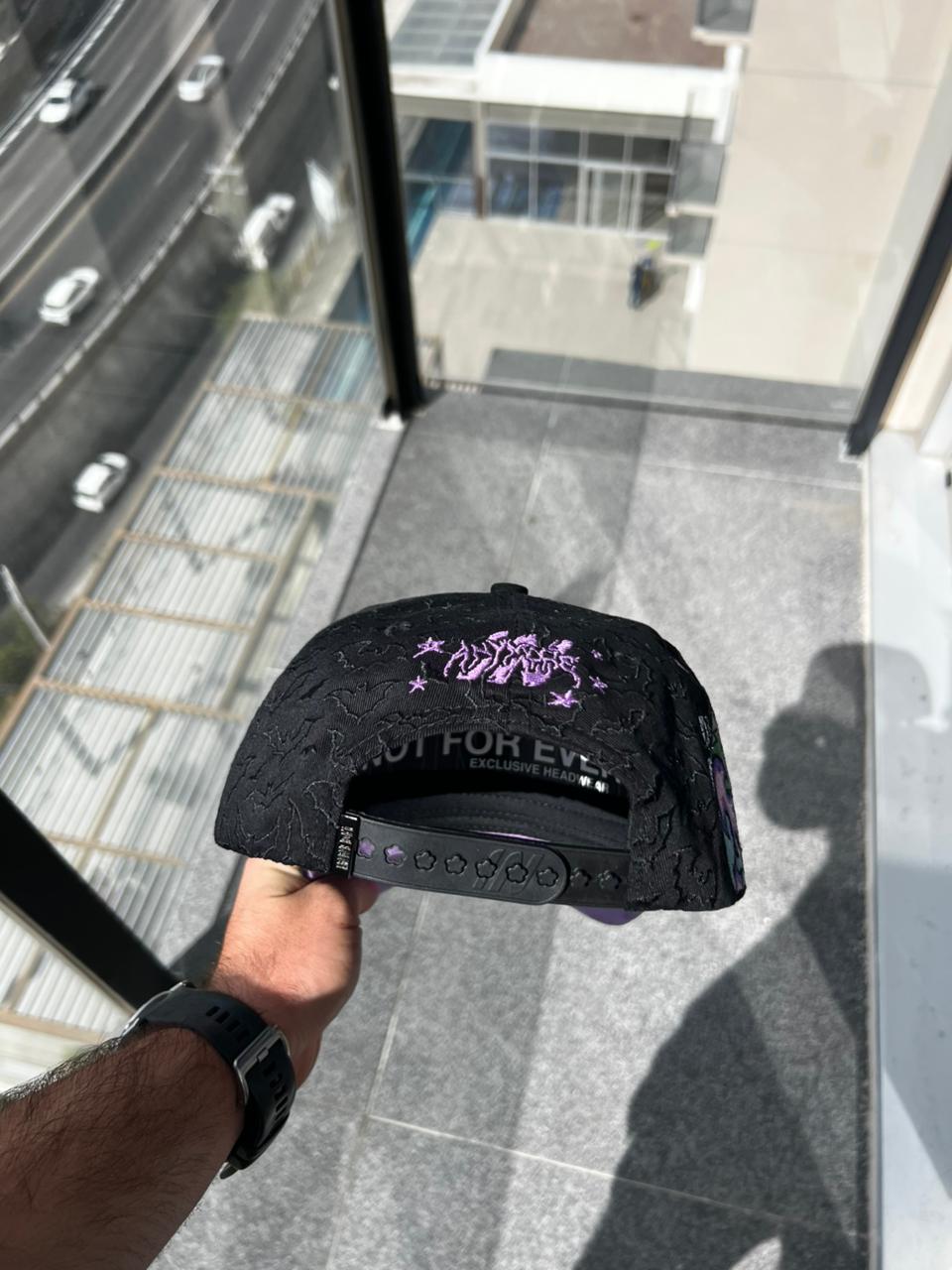 gorra innedit muratravis electric original fullset morada
