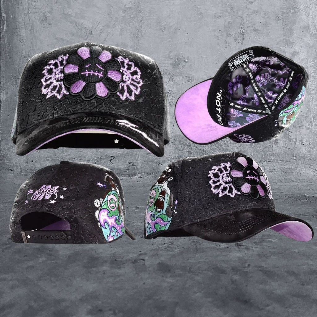gorra innedit muratravis electric original fullset morada
