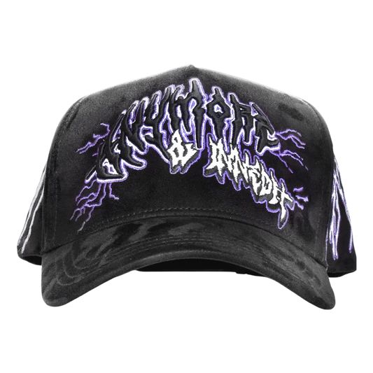 gorra innedit x anymore brilla en la obscuridad original fullset morada