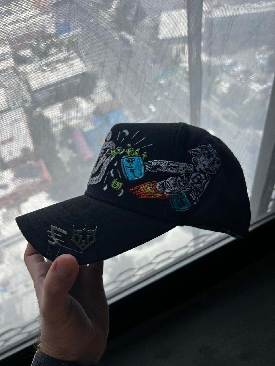 Baez X Myke Towers Easy Money Baby Original Black Adriano Zendejas Cap