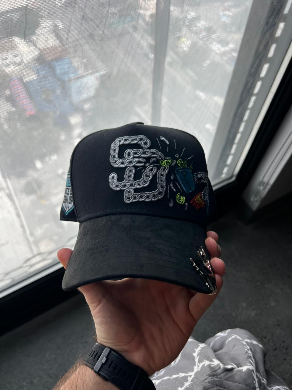 Baez X Myke Towers Easy Money Baby Original Black Adriano Zendejas Cap