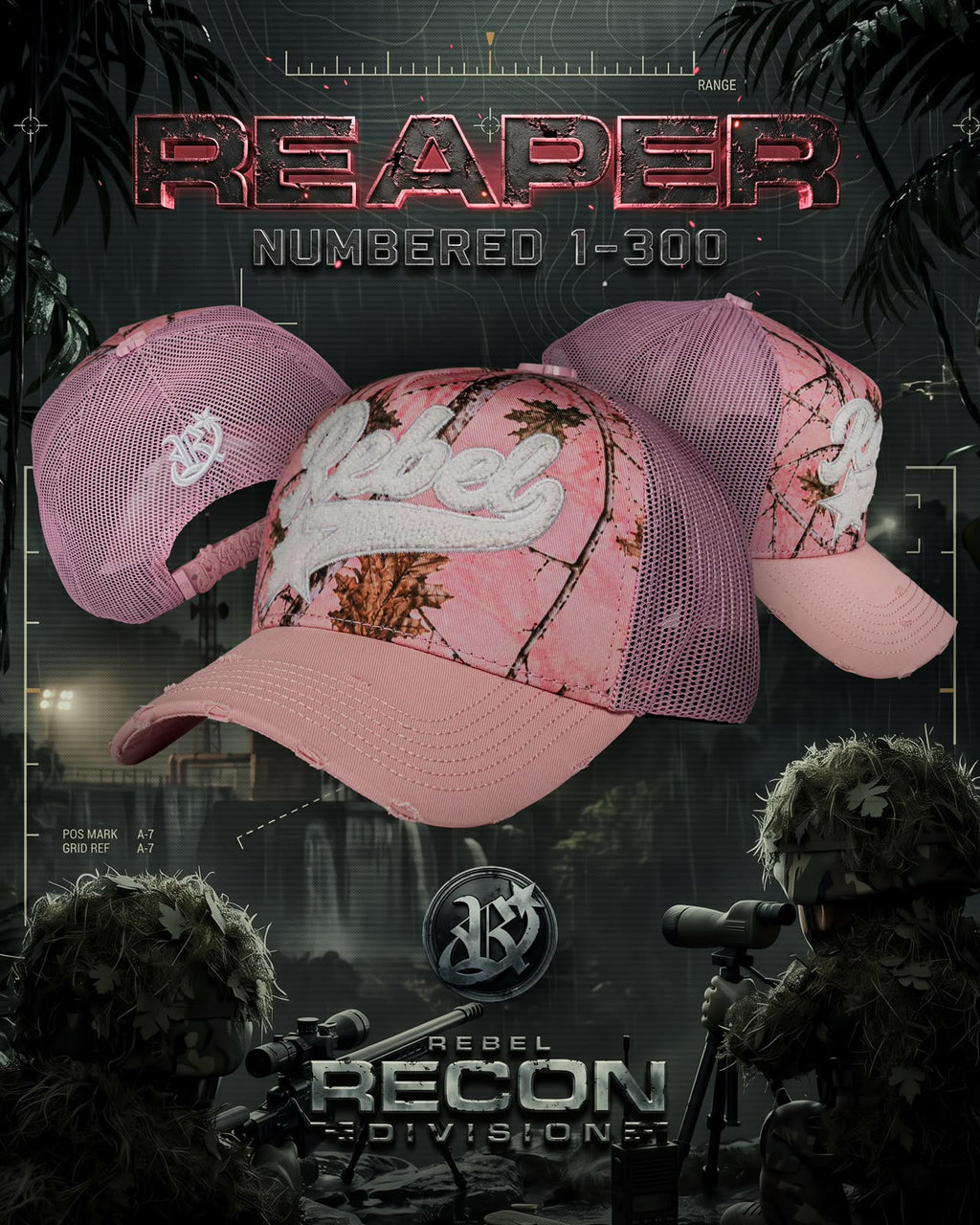 (Preventa) Rebel Reaper Rosa Camo