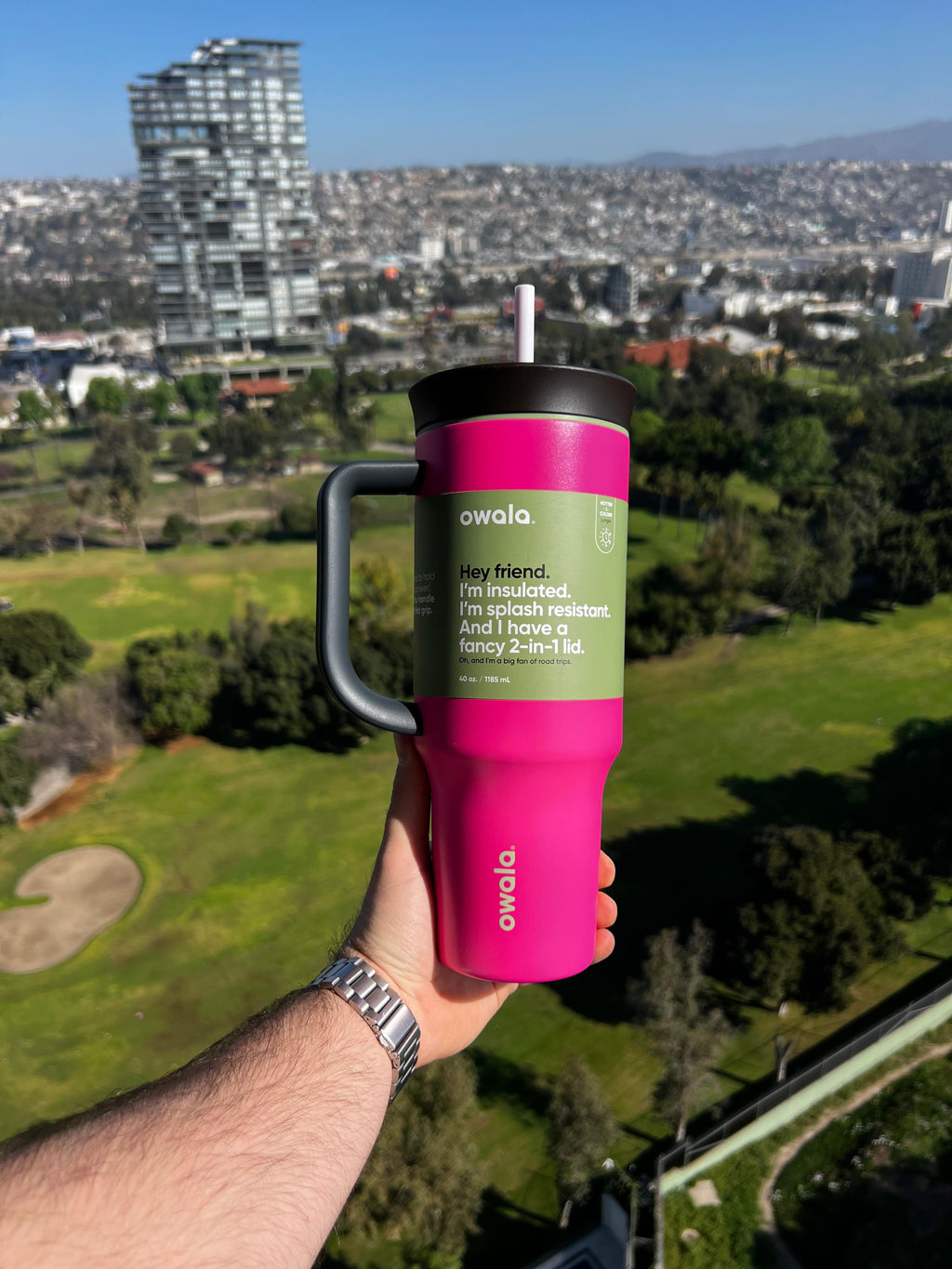 Owala 40 oz Tumbler - Rosa