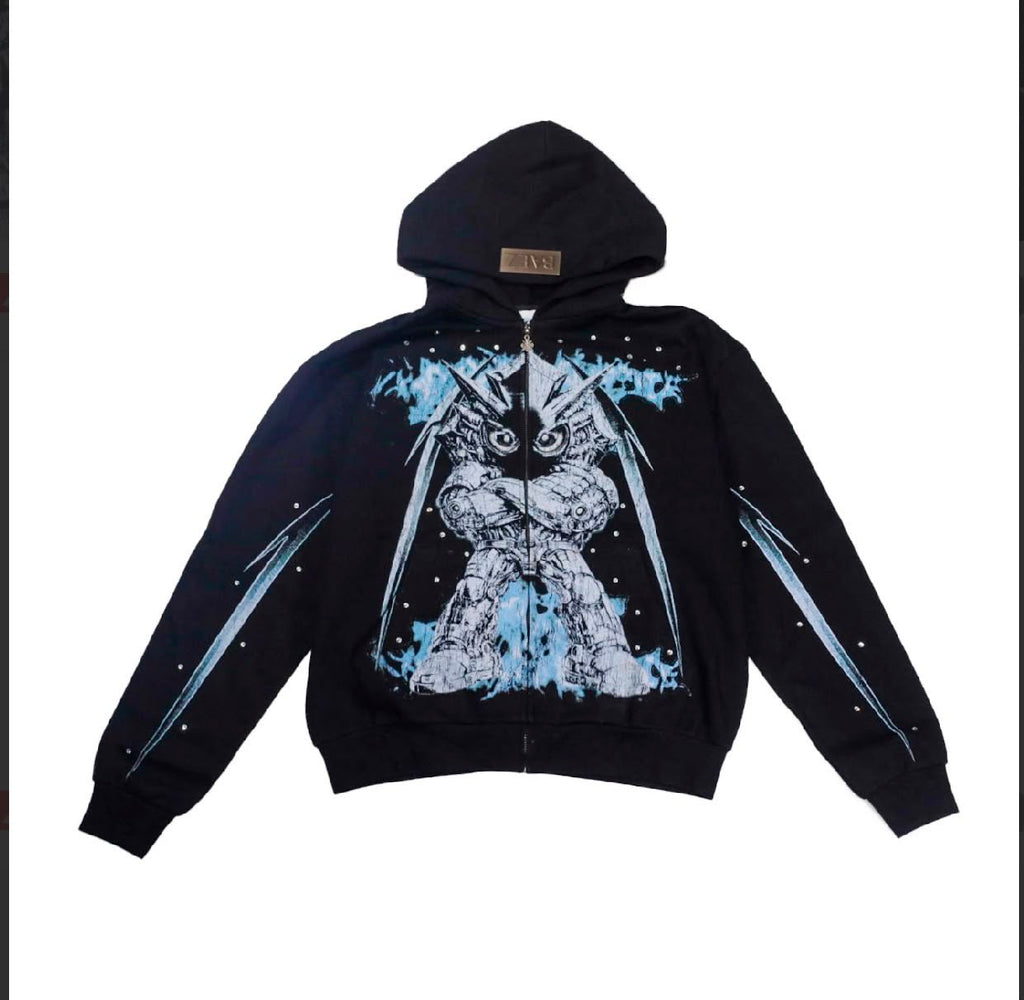 Baez Star Boy Zip up Hoodie (Chamarra) Talla M