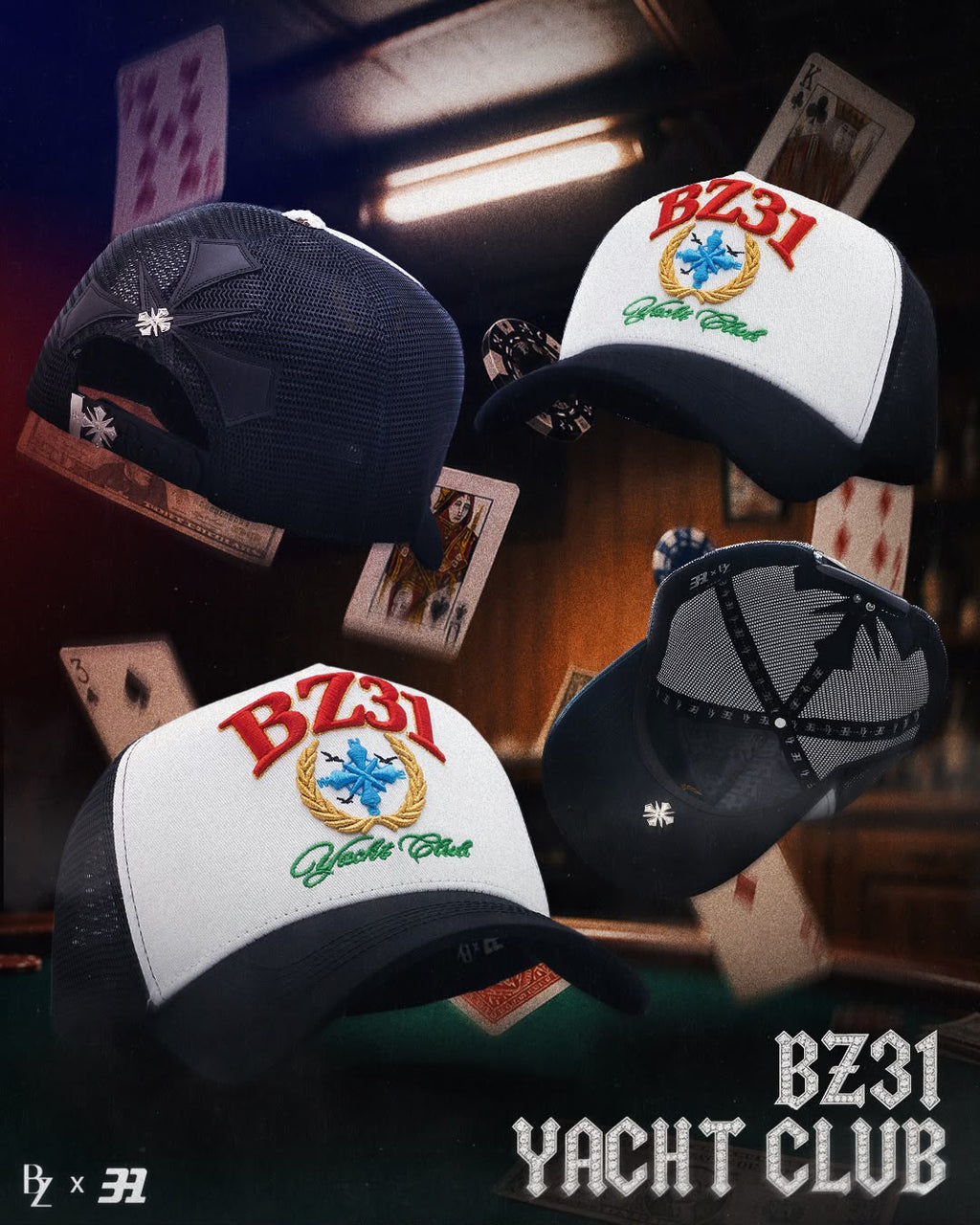 (Preventa) Baez X 31 Hats Yatch club redonda blanca