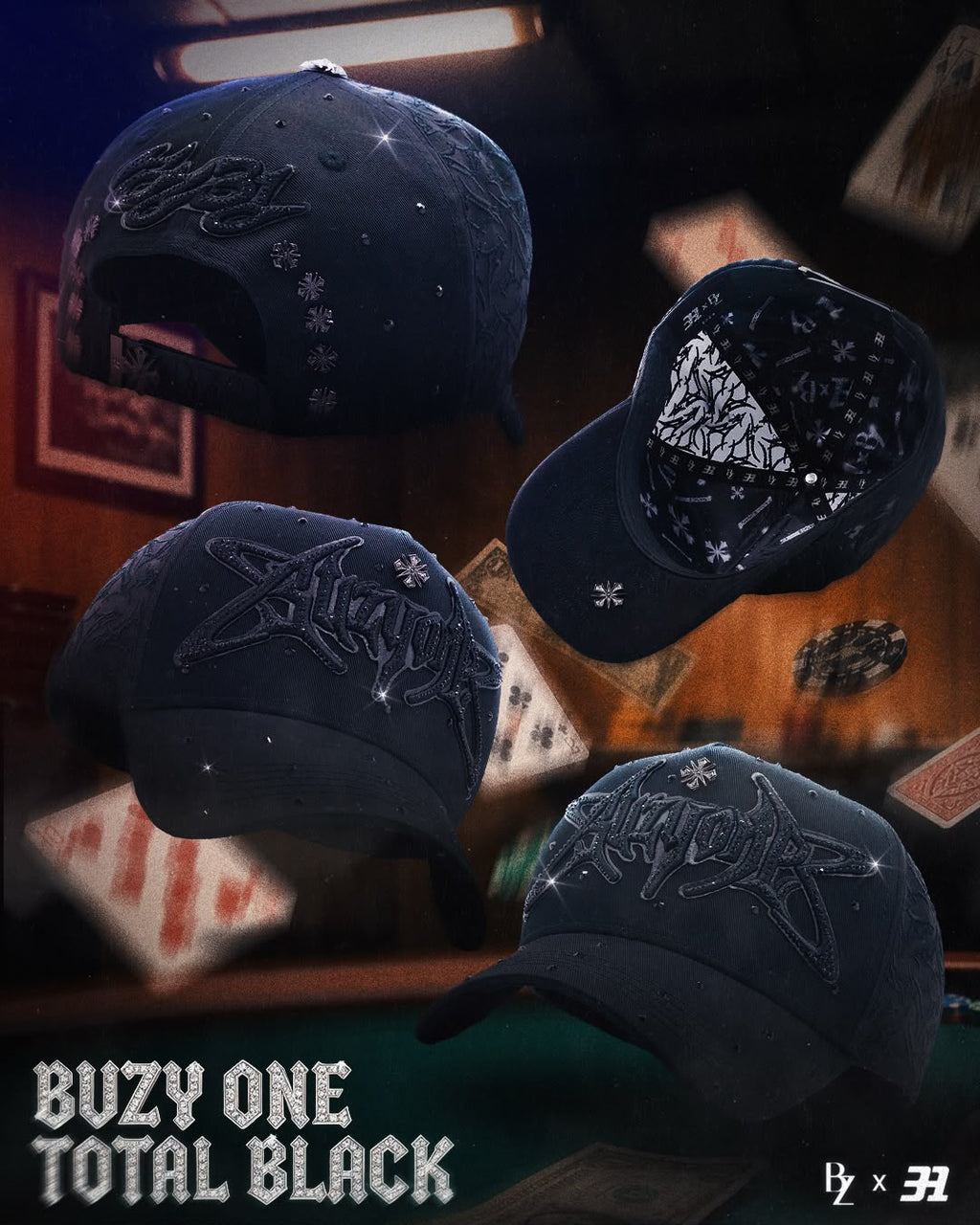 (Preventa) Baez X 31 Hats Buzy One Total Black