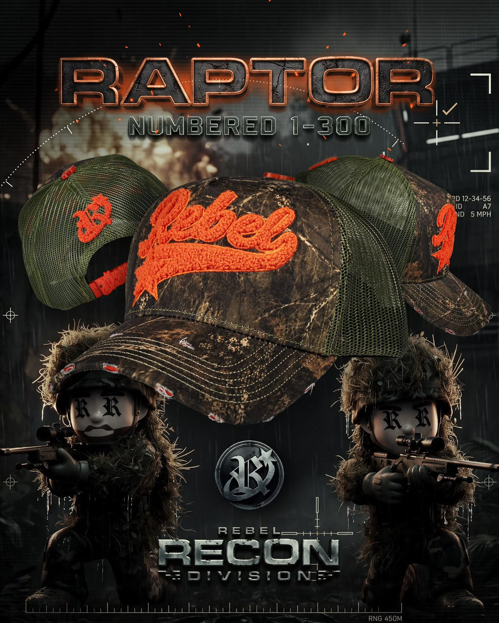 (Preventa) Rebel Raptor Camo Verde