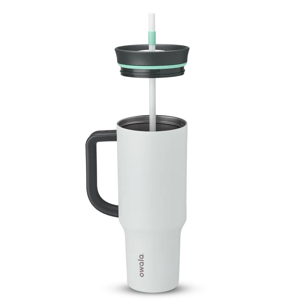 Owala 40 oz tumbler botella de agua de acero inoxidable aislada de 40 oz (aprox. 1.2 litros)