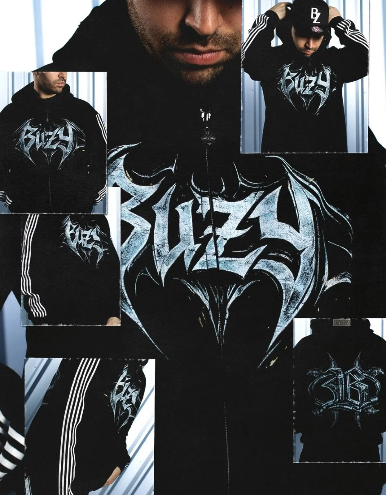 Baez ZIP Hoodie BATMAN (Chamarra)